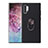 Coque Ultra Fine Silicone Souple Housse Etui avec Support Bague Anneau Aimante Magnetique T01 pour Samsung Galaxy Note 10 Plus 5G Noir