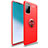 Coque Ultra Fine Silicone Souple Housse Etui avec Support Bague Anneau Aimante Magnetique T01 pour Samsung Galaxy S20 Rouge