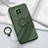 Coque Ultra Fine Silicone Souple Housse Etui avec Support Bague Anneau Aimante Magnetique T01 pour Xiaomi Mi 10i 5G Vert Nuit