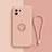 Coque Ultra Fine Silicone Souple Housse Etui avec Support Bague Anneau Aimante Magnetique T01 pour Xiaomi Mi 11 Lite 4G Rose