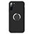 Coque Ultra Fine Silicone Souple Housse Etui avec Support Bague Anneau Aimante Magnetique T02 pour Huawei P30 Pro New Edition Noir