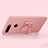 Coque Ultra Fine Silicone Souple Housse Etui avec Support Bague Anneau Aimante Magnetique T03 pour Huawei Honor V20 Petit