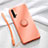 Coque Ultra Fine Silicone Souple Housse Etui avec Support Bague Anneau Aimante Magnetique T03 pour Huawei Nova 5 Pro Orange