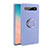 Coque Ultra Fine Silicone Souple Housse Etui avec Support Bague Anneau Aimante Magnetique T03 pour Samsung Galaxy S10 5G Petit