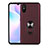 Coque Ultra Fine Silicone Souple Housse Etui avec Support Bague Anneau Aimante Magnetique T03 pour Xiaomi Redmi 9A Petit