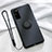 Coque Ultra Fine Silicone Souple Housse Etui avec Support Bague Anneau Aimante Magnetique T04 pour Huawei Honor View 30 5G Noir