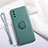 Coque Ultra Fine Silicone Souple Housse Etui avec Support Bague Anneau Aimante Magnetique T06 pour Oppo Find X2 Pro Petit