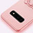 Coque Ultra Fine Silicone Souple Housse Etui avec Support Bague Anneau Aimante Magnetique T06 pour Samsung Galaxy S10 5G Petit