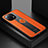 Coque Ultra Fine Silicone Souple Housse Etui avec Support Bague Anneau Aimante Magnetique T06 pour Xiaomi Mi 11 Lite 4G Orange