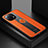 Coque Ultra Fine Silicone Souple Housse Etui avec Support Bague Anneau Aimante Magnetique T06 pour Xiaomi Mi 11 Lite 5G Orange