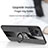 Coque Ultra Fine Silicone Souple Housse Etui avec Support Bague Anneau Aimante Magnetique X01L pour OnePlus 10R 5G Petit