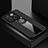 Coque Ultra Fine Silicone Souple Housse Etui avec Support Bague Anneau Aimante Magnetique X01L pour OnePlus 10T 5G Noir