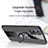 Coque Ultra Fine Silicone Souple Housse Etui avec Support Bague Anneau Aimante Magnetique X01L pour OnePlus 9 Pro 5G Petit