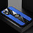 Coque Ultra Fine Silicone Souple Housse Etui avec Support Bague Anneau Aimante Magnetique X01L pour Oppo A96 5G Bleu
