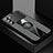 Coque Ultra Fine Silicone Souple Housse Etui avec Support Bague Anneau Aimante Magnetique X01L pour Oppo K9 Pro 5G Gris