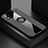 Coque Ultra Fine Silicone Souple Housse Etui avec Support Bague Anneau Aimante Magnetique X01L pour Samsung Galaxy A01 Core Gris