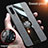 Coque Ultra Fine Silicone Souple Housse Etui avec Support Bague Anneau Aimante Magnetique X01L pour Samsung Galaxy A50 Petit