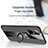 Coque Ultra Fine Silicone Souple Housse Etui avec Support Bague Anneau Aimante Magnetique X01L pour Samsung Galaxy A51 4G Petit