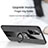Coque Ultra Fine Silicone Souple Housse Etui avec Support Bague Anneau Aimante Magnetique X01L pour Samsung Galaxy A51 5G Petit