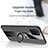 Coque Ultra Fine Silicone Souple Housse Etui avec Support Bague Anneau Aimante Magnetique X01L pour Samsung Galaxy A81 Petit