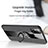 Coque Ultra Fine Silicone Souple Housse Etui avec Support Bague Anneau Aimante Magnetique X01L pour Samsung Galaxy M21s Petit