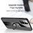 Coque Ultra Fine Silicone Souple Housse Etui avec Support Bague Anneau Aimante Magnetique X01L pour Samsung Galaxy M31s Petit