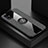 Coque Ultra Fine Silicone Souple Housse Etui avec Support Bague Anneau Aimante Magnetique X01L pour Samsung Galaxy M51 Gris