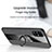 Coque Ultra Fine Silicone Souple Housse Etui avec Support Bague Anneau Aimante Magnetique X01L pour Samsung Galaxy M51 Petit