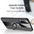 Coque Ultra Fine Silicone Souple Housse Etui avec Support Bague Anneau Aimante Magnetique X01L pour Vivo Y53s NFC Petit