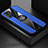 Coque Ultra Fine Silicone Souple Housse Etui avec Support Bague Anneau Aimante Magnetique X01L pour Xiaomi Redmi 10 (2022) Bleu
