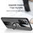 Coque Ultra Fine Silicone Souple Housse Etui avec Support Bague Anneau Aimante Magnetique X02L pour Samsung Galaxy Note 20 Ultra 5G Petit