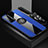 Coque Ultra Fine Silicone Souple Housse Etui avec Support Bague Anneau Aimante Magnetique X03L pour Vivo X70 5G Bleu