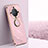 Coque Ultra Fine Silicone Souple Housse Etui avec Support Bague Anneau Aimante Magnetique XL1 pour Huawei Honor X9a 5G Petit