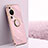 Coque Ultra Fine Silicone Souple Housse Etui avec Support Bague Anneau Aimante Magnetique XL1 pour Huawei P60 Art Petit