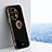 Coque Ultra Fine Silicone Souple Housse Etui avec Support Bague Anneau Aimante Magnetique XL1 pour OnePlus 11R 5G Noir