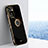 Coque Ultra Fine Silicone Souple Housse Etui avec Support Bague Anneau Aimante Magnetique XL1 pour Oppo Reno7 SE 5G Noir