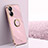 Coque Ultra Fine Silicone Souple Housse Etui avec Support Bague Anneau Aimante Magnetique XL1 pour Realme 10 Pro+ Plus 5G Petit