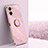 Coque Ultra Fine Silicone Souple Housse Etui avec Support Bague Anneau Aimante Magnetique XL1 pour Realme 10S 5G Petit