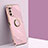 Coque Ultra Fine Silicone Souple Housse Etui avec Support Bague Anneau Aimante Magnetique XL1 pour Samsung Galaxy A02s Petit