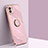 Coque Ultra Fine Silicone Souple Housse Etui avec Support Bague Anneau Aimante Magnetique XL1 pour Samsung Galaxy A03 Petit