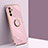 Coque Ultra Fine Silicone Souple Housse Etui avec Support Bague Anneau Aimante Magnetique XL1 pour Samsung Galaxy A04s Petit