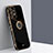Coque Ultra Fine Silicone Souple Housse Etui avec Support Bague Anneau Aimante Magnetique XL1 pour Samsung Galaxy A13 4G Noir