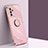 Coque Ultra Fine Silicone Souple Housse Etui avec Support Bague Anneau Aimante Magnetique XL1 pour Samsung Galaxy A15 4G Petit