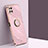 Coque Ultra Fine Silicone Souple Housse Etui avec Support Bague Anneau Aimante Magnetique XL1 pour Samsung Galaxy A22 4G Petit