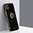 Coque Ultra Fine Silicone Souple Housse Etui avec Support Bague Anneau Aimante Magnetique XL1 pour Samsung Galaxy A22s 5G Noir