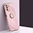 Coque Ultra Fine Silicone Souple Housse Etui avec Support Bague Anneau Aimante Magnetique XL1 pour Samsung Galaxy A32 4G Petit