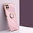 Coque Ultra Fine Silicone Souple Housse Etui avec Support Bague Anneau Aimante Magnetique XL1 pour Samsung Galaxy M33 5G Petit