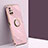 Coque Ultra Fine Silicone Souple Housse Etui avec Support Bague Anneau Aimante Magnetique XL1 pour Samsung Galaxy M51 Petit