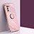 Coque Ultra Fine Silicone Souple Housse Etui avec Support Bague Anneau Aimante Magnetique XL1 pour Samsung Galaxy S20 Petit