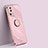 Coque Ultra Fine Silicone Souple Housse Etui avec Support Bague Anneau Aimante Magnetique XL1 pour Xiaomi Civi 2 5G Rose